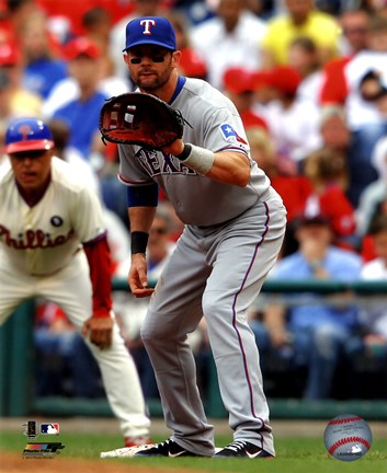 Framed Michael Young 2011 Action Print