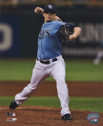 Framed Jeremy Hellickson 2011 Action Print