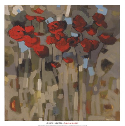 Framed Splash of Delight II Print