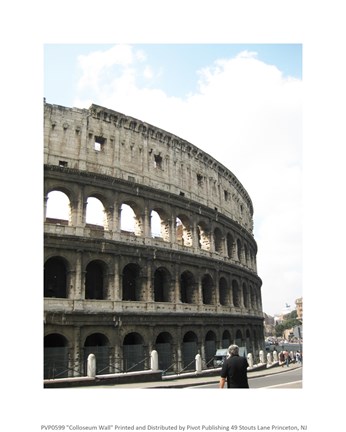Framed Colloseum Wall Print