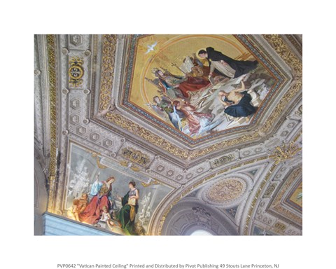 Framed Vatican Painted Ceiling Print