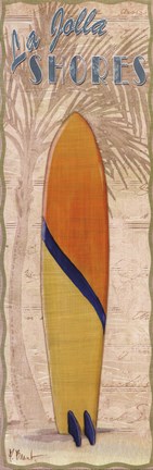 Framed Surf Panel III - mini Print