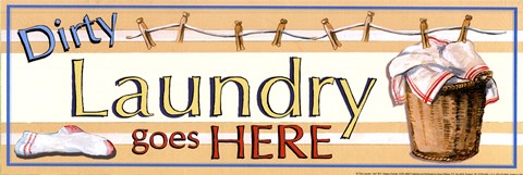 Framed Dirt Laundry Print