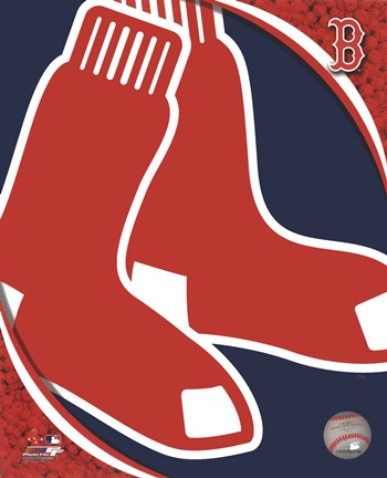 Framed 2011 Boston Red Sox Team Logo Print