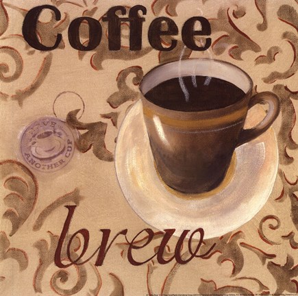 Framed Coffee Brew Print