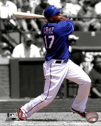 Framed Nelson Cruz 2011 Spotlight Action Print