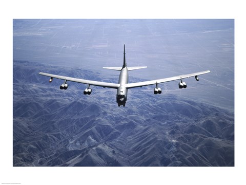 Framed B-52 Bomber Print