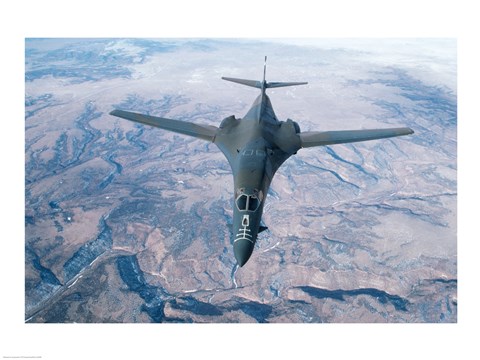 Framed U.S. Air Force B1-B Bomber Print