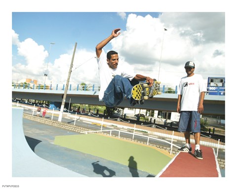 Framed Skate Brasil Print