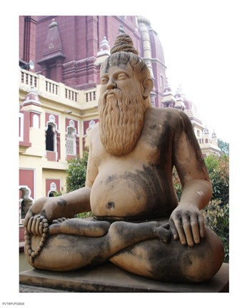 Framed Yogi Sculpture Print