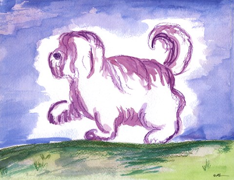 Framed Stepping Out Print