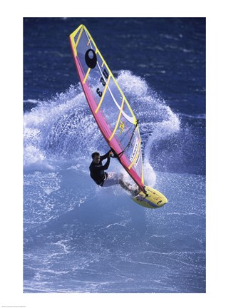 Framed Hookipa Beach Maui Hawaii USA Print