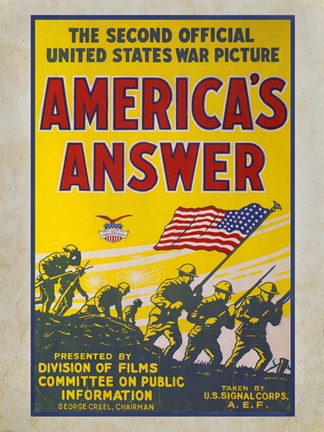 Framed America&#39;s Answer Print