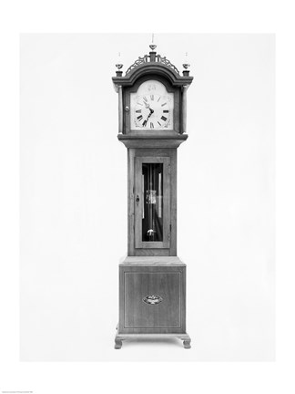 Framed Antique grandfather clock Print