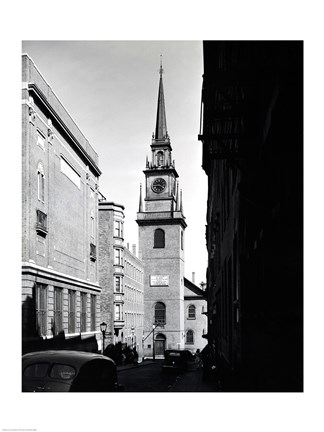 Framed Low angle view of a clock tower, Boston, Massachusetts, USA Print