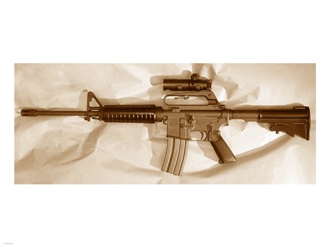 Framed AR-15 Sporter SP1 Carbine Print