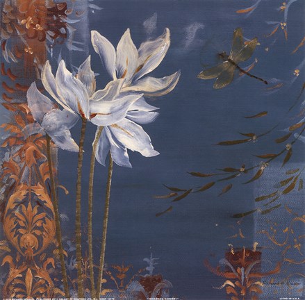 Framed Krishna&#39;s Garden I Print