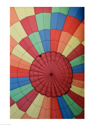 Framed High angle view of a hot air balloon Print