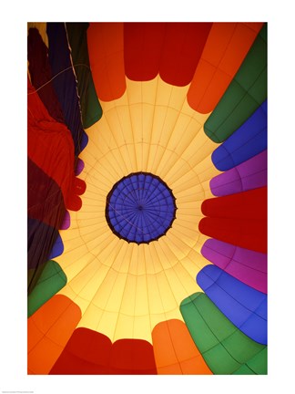 Framed Close-up of a hot air balloon, Steamboat Springs, Routt county, Colorado, USA Print