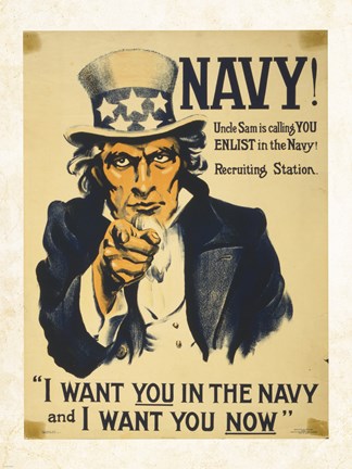 Framed I Want You Print