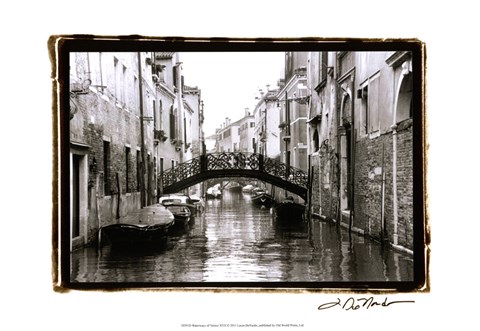 Framed Waterways of Venice XVII Print