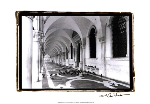 Framed Archways of Venice I Print