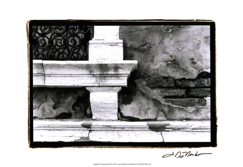 Framed Venetian Stroll III Print