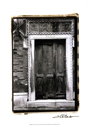 Framed Doors of Venice I Print