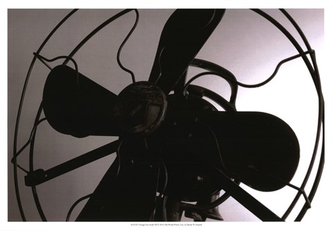 Framed Vintage Fan Study III Print