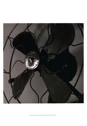 Framed Vintage Fan Study V Print