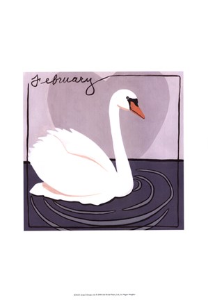 Framed Avian February Print