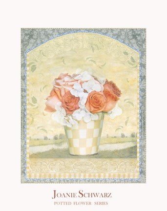 Framed Potted Flower Series I Print