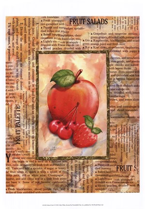 Framed Mixed Fruit I Print