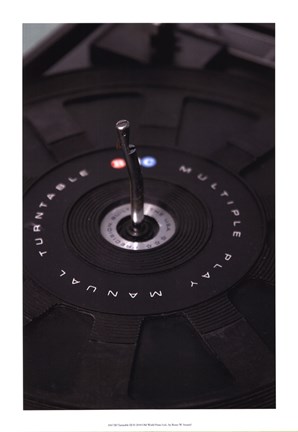 Framed Turntable III Print