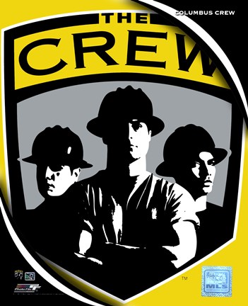 Framed 2011 Columbus Crew Team Logo Print