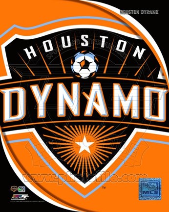 Framed 2011 Houston Dynamo Team Logo Print