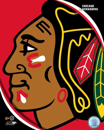 Framed Chicago Blackhawks 2011 Team Logo Print