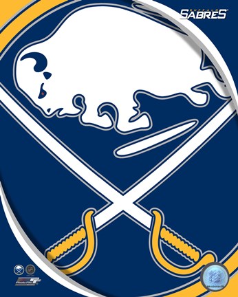 Framed Buffalo Sabres 2011 Team Logo Print