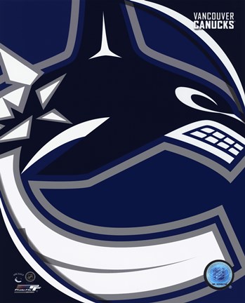 Framed Vancouver Canucks 2011 Team Logo Print