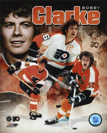 Framed Bobby Clarke 2011 Portrait Plus Print