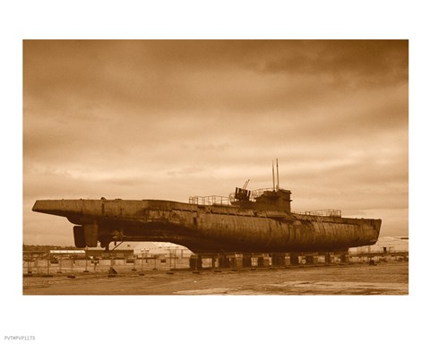 Framed U - Boat U534 Print