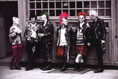 Framed Punk (Colors) Print