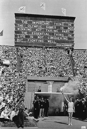 Framed London 1948 Olympics Print