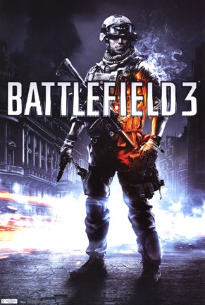 Framed Battlefield 3 - Key Art Print
