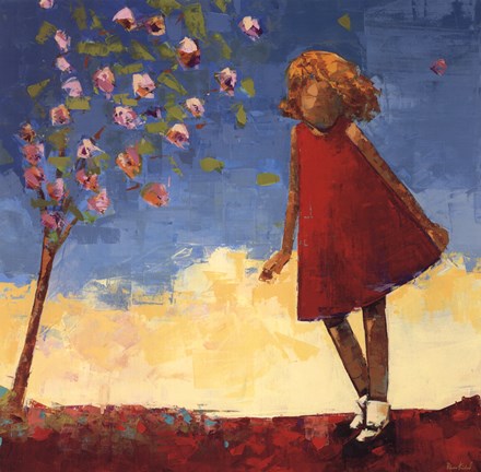 Framed Stella in the Wind April Print