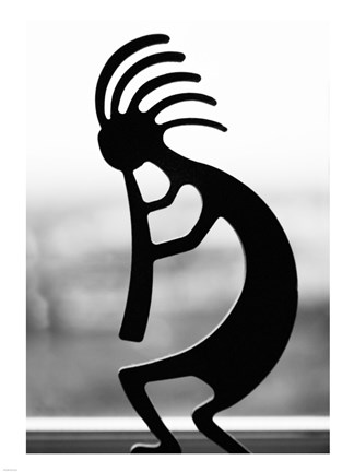Framed Kokopelli Print