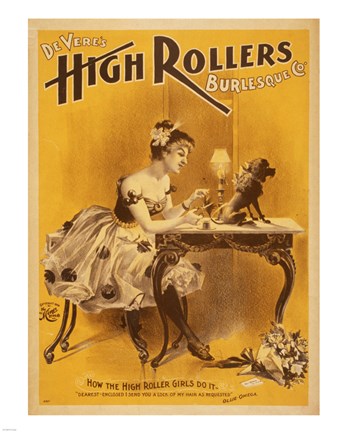 Framed How the High Rollers Girls Do It Print