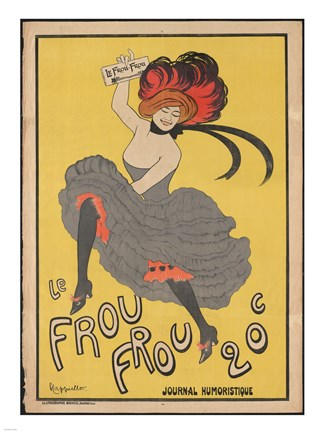 Framed Frou Frou Print