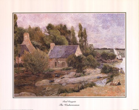 Framed Washer Woman Print