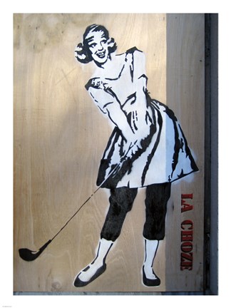 Framed Namur Graffiti Print